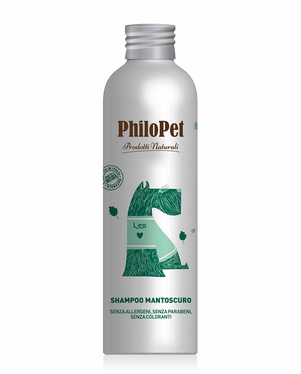 PHILOPET Dark Coat Shampoo, 250 ml Siciliana.lt